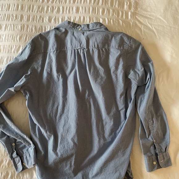 Fine Checker Print Oxford - Picture 5 of 5